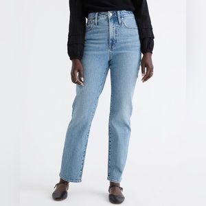 NWT Madewell Curvy Perfect Vintage Straight Jean